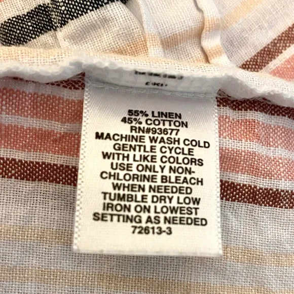 Liz Claiborne linen/cotton blend dress. Size L NWOT - Picture 4 of 4